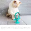 Interaktywny kot Zabawka Traktowanie Przeciek Rotatable Koła Zabawki dla kotów Kotki Psy Produkty Pet Akcesoria 211122