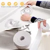 6 Colors Kitchen Home Decor Bathroom Shower Sink Sealing Strip Tape White PVC Self adhesive Waterproof Wall sticker