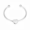 Cremation Jewelry Heart Urn Bangle For Ashes Adjustable Cuff Opening Bracelet Women Gift210y