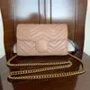 Bolso bandolera de hombro con cadena para mujer, bolso de señora, bolso de mensajero, bolsos de diseñador, carteras, monederos