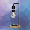 Tischlampen drahtlose Ladung magnetischer Levitation Glühbirne Getriebe Technologie Schlafzimmer Nachtlicht Praktische kreative Lampe