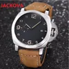 Top Luxury Mens Multi Functional Watches 44mm Fashion Classic Real Leather Strap Quartz Movement Designer Watch Luminous Big Dial Man Wristwatch Montres De Luxe