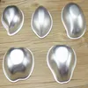 100 Stück Großhandel Aluminium Cupcake Backform Obst Puddingform Birne Mango Zitrone Pfirsich Papaya Kuchen Formen