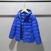 VIDMID Kinder Jungen Mädchen leichte Daunen-Baumwollkleidung Kinder einfarbige Mäntel Jacken P5497 211222