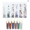 Colorful Flat Back AB Rhinestones Round Beads Gem For 3D Nail Art DIY Craft