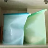 500mlシリコーン食品保存バッグ真空シーラーバッグ再利用可能な冷蔵庫食品収納容器4色T500728
