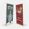 Deluxe Wide Base Double-screen Roll Up Banner Advertising Display Stands with Double 120x200cm Graphic Printing Carry Bag Packing