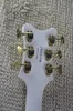 the white falcon jazz electric guitar hollow body electricjazzguitar high quality arched guitare with big tremolo system8124528