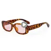 Dropshipping Retro Rechteck Sonnenbrille Männer Schwarz Leopard Mädchen der Männlichen Sonnenbrille für Frauen 2021 Mode-Trend Sommer Shades