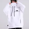 Casacos de esqui Oversize hoodie de esqui homens mulheres quentes à prova de vento à prova d 'água jaqueta de neve equipamentos de snowboarding