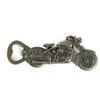 Motorfiets Biergeschenken voor Mannen Papa Echtgenoot Boyfriend, Kerst presenteert Kous Duffers, Bronzen Vintage Motorbike Flesopeners