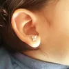 Stud ZS vlindervorm roestvrijstalen oorbellen kleurrijke CZ Crystal Ear studs voor kinderen meisjes baby kinderen schattige piercings