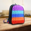 Silicone Push It Fidget ombre Strap School Back Pack Papola Bolsa Toys Popping School Backpack