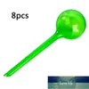 8pcs Green Automatic Watering Feeder Round Ball Water Control Drip System Device