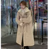 YICIYA Winter Jacket Coat Women Warm Thicken Cotton Coats Collar Hooded Parkas Jackets Long Female Loose Outwear 211013