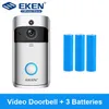 Original Embalagem Eken V5 Inteligente IP Vídeo Intercom Wifi Porta Vídeo Doorbell Wifi Camera Camera IR Alarme Sem Fio Web Camera Web DHL Remessa Rápida