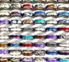 30pcs/lot Unique design Top Mixed Stainless Steel Shell Ring High Quality Comfort-fit Men Women Wedding Band Ring Hot Jewelry