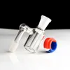 Rookbuizen 14 mm gewricht Glasolie Burner Water Bong voor Dab Rigs Ash Catcher Smoke Collector Filter met siliconenkast