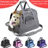 Köpek araba koltuğu taşıyıcı çantalar portatif evcil kedi sırt çantası nefes alabilen çanta havayolu onaylı nakliye kediler için taşıma küçük dogdog