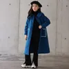 Mode - Women's Trench Coats Luxe Jas Girl Blue Trench Kind Prachtige kleding