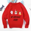 Natale Primavera Bambini Ragazzi Ragazze Manica lunga Stampa Maglione lavorato a maglia Autunno Abbigliamento per bambini Ragazzi Ragazze Pullover Maglioni Y1024