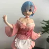 ゼロアニメからの別の世界でのゼロライフフィギュアトイズメモリスノーレムラム水着桜イメージPVCアクションフィギュアTOYS X0526