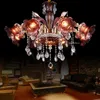 Lampadari fabbrica diretta di lusso in stile europeo candela pendente in cristallo soggiorno decorazione sala da pranzo/camera da letto/soggiorno