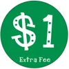 Snabb länk för betalande prisskillnad, skorbox, FedEx EMS DHL extra fartygsavgift, 1 st = 1 USD, 10 st = 10 USD