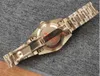 Classic Mens Watches 40mm Diamond Bezel Black Dial Mechanical Sapphire Glass 18K Yellow Gold Stainless Steel Bracelet Luxury Watch Waterproof