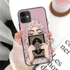 아이폰 13 12 11 Pro XR XS Max Antm-Knock 케이스 투명한 Shockproof TPU 커버 678 Plus에 대한 이슬람 무슬림 소녀 그릴 전화 케이스