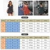 Women Autumn Long Sleeve Sexy Mini Dresses Flower Ladies Casual V-Neck Short Summer Dress