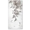 Personnalisé Po Papier Peint Style Européen 3D En Relief Blanc Fleur Art Mural Peinture Murale Pour Salon Entrée Mur Décor À La Maison 210722