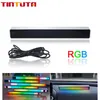 RGB Voice-Activated Pickup Rhythm Party Light Creative Colorful Sound Control Ambient with 32 Bit Music Level Indicator Car Desktop LED Light TIK TOK