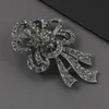 Broches, broches 2021 mode Simple métal noir arc broche femme broche créatif Corsage bijoux accessoires