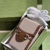 2021 Luxury modemerk tas mini handtas ontwerper klassieke portemonnee echt lederen vrouwen 3a hoogwaardige koppeling zachte schouder BO203Q