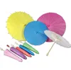 2021 Chinese Japanesepaper Parasol paper Umbrella for Wedding, Bridesmaids, Party Favors, Summer Sun Shade kid size
