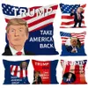 Trump 2024 Sierkussen Case Amerikaanse Vlag Onafhankelijkheid Dag Geschenken Party Home Sofa Car Kussensloop RRA9191