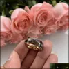 Jewelry8mm Erkekler Moda Yüzük Paslanmaz Çelik Ahşap Kakma Ok Yüzük Düğün Band Yıldönümü Hediye Takı Damlası Teslimat 2021 Bid5a