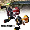 6 + 1BB Trolling Fishing Reel 4000 5000 6000 EVA Handvat Rechterhand Baitcasting Rollen Sandwater Carp Sea