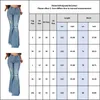 Jeans pour femmes Femmes Mode Taille Mom Denim Streetwear Pantalon évasé 2022 Femme en détresse Bureau Lady Pantalon