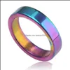 Smart Rings Jewelrymagnetic Mticolor Couple Magnetic Ring Jewelry Men And Women Finger Code Drop Delivery 2021 Dl1Gi