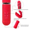 IKOKY Telescópico Coelho Vibrador 360 Graus de Rotação Vibrando Vibrador Gspot Massagem brinquedos sexy para Mulher Contas de Transferência AV Wand7256874