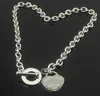 Regalo de Navidad Juego de pulsera y collar de amor de plata de ley 925, joyería llamativa de boda, collares con colgante de corazón, conjuntos de brazaletes 2 en 12489