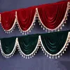 Party Decoration Gold Velvet Wedding Props Background Gauze Tassel Pendant Stage Ceremony Backdrop Curtain Back Drop Curtains