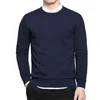 5XL hommes pulls pull printemps coton col rond pull solide pulls automne mâle tricots homme grande taille simple type 211102