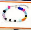 Designers Bracelet Perle Bracelet Monogramme Fleur Luxurys Lettre Motif Boucle Bijoux Femmes Hommes Bracelets Avec Boîte