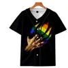 Бейсбольные майки 3D футболка мужчины смешные печатные мужские футболки повседневные фитнес футболки Homme Hip Hop Tops Tee 066