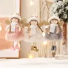 Christmas Decoration Elk Angel Doll Pendant Tree Hanging Ornaments Xmas Crafts Elves Decor Kids Gift XBJK2110