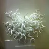 口の吹きガラスの壁ランプ白いsconceムラーノライト屋内アートデコレーション20x16インチ