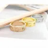 zircon casal anel mulheres 5mm de aço inoxidável polido rosa ouro moda jóias dia dos namorados dia presente para namorada acessórios atacado